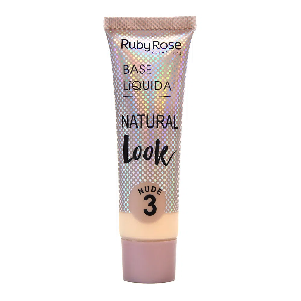 4 - Base Líquida Natural Look Nude - Ruby Rose