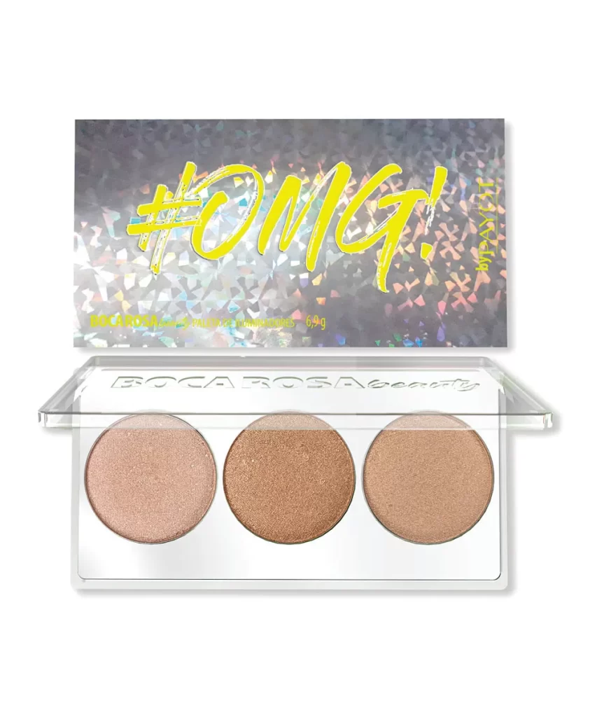 8 - Paleta de iluminador #OMG! - Boca Rosa Beauty by Payot
