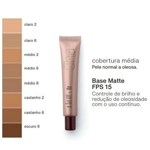 Base Líquida Matific FPS15 - Adoro Maquiagem