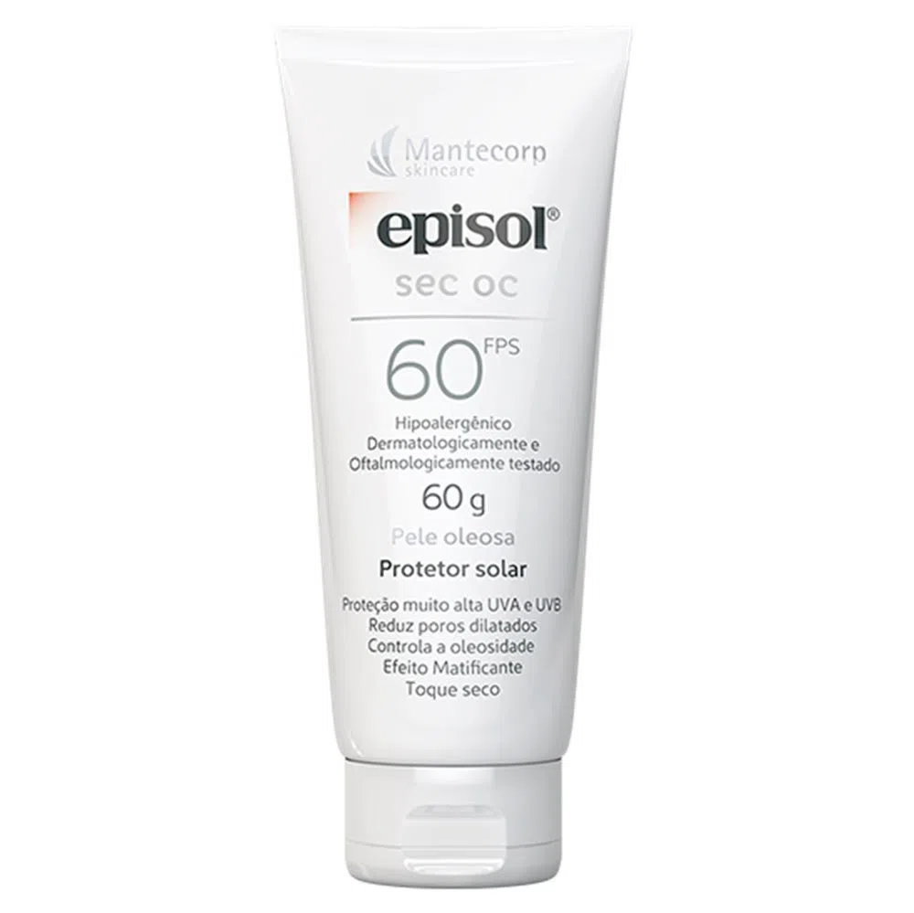 2 - Protetor Solar Facial Episol SEC OC FPS 60 - Mantecorp Skincare