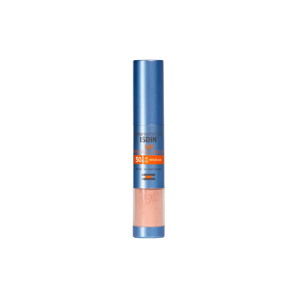 9 - Protetor Solar Facial em Pó Isdin UV Mineral Brush FPS 50 - Isdin