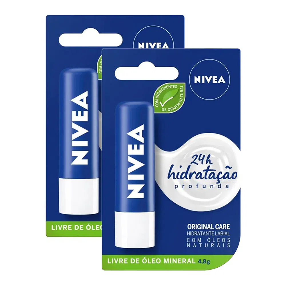 7 - Hidratante Labial Original Care - Nivea 