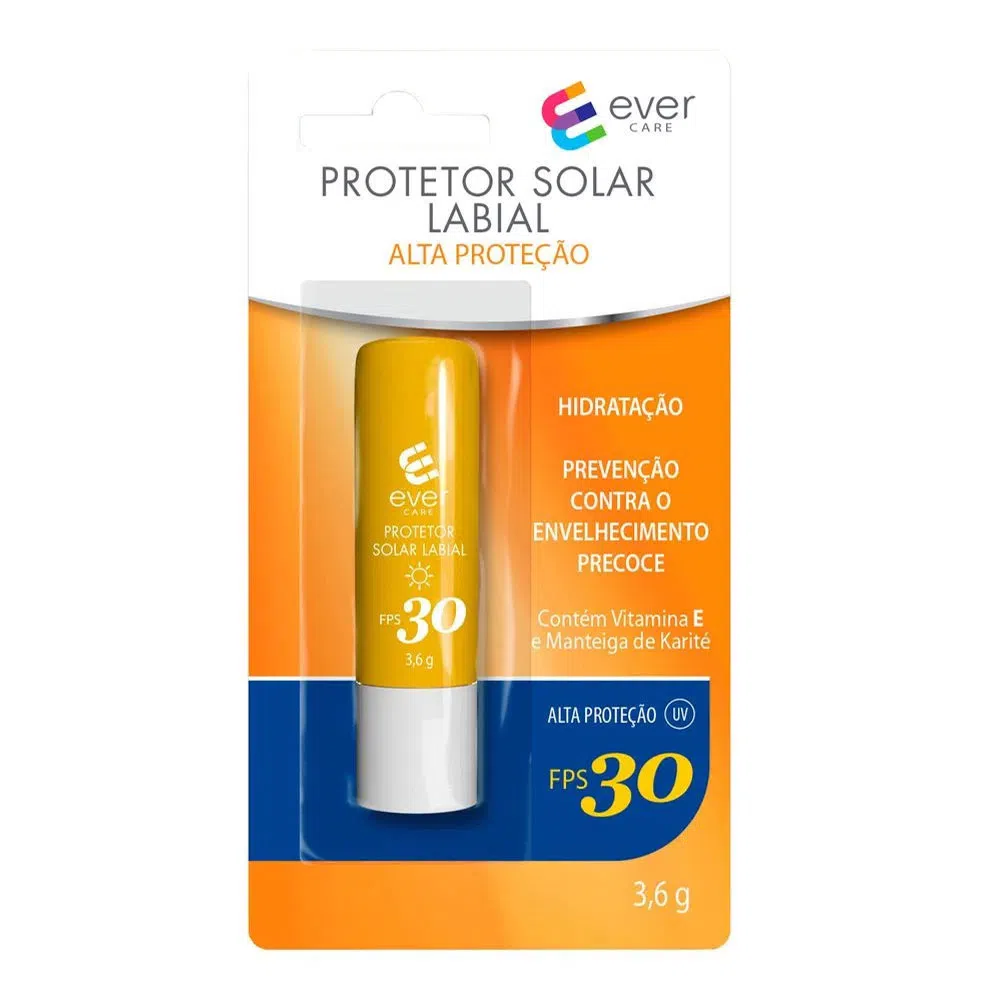 7 - Protetor Solar Labial - Ever Care