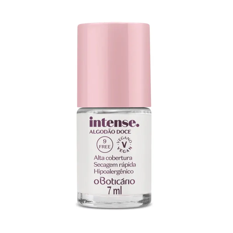 6 - Esmalte Algodão Doce Intense - O Boticário