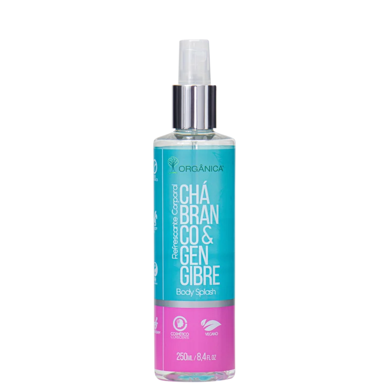 10 - Body Spray Chá Branco e Gengibre - Orgânica