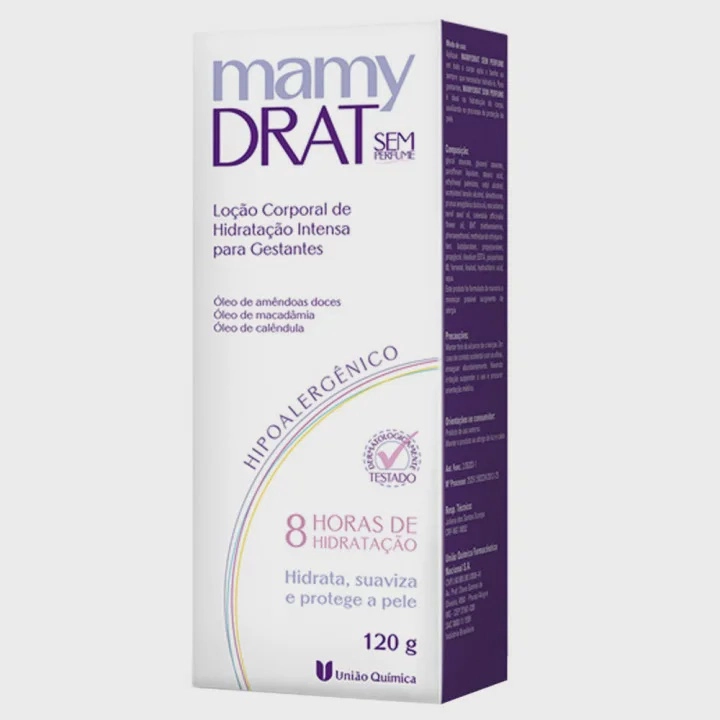 10 - Mamy Drat Loção Corporal Hidratação Intensa Para Gestantes - União Química