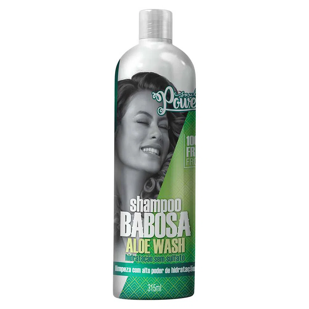 2 - Shampoo hidratante Aloe Wash Babosa - Soul Power