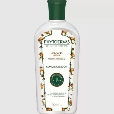9 - Condicionador Hidratação Intensa Coco e Algodão - Phytoervas