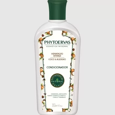 9 - Condicionador Hidratação Intensa Coco e Algodão - Phytoervas 