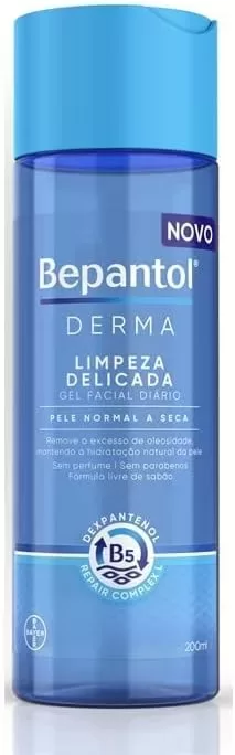 3 - Gel de Limpeza delicada - Bepantol Derma