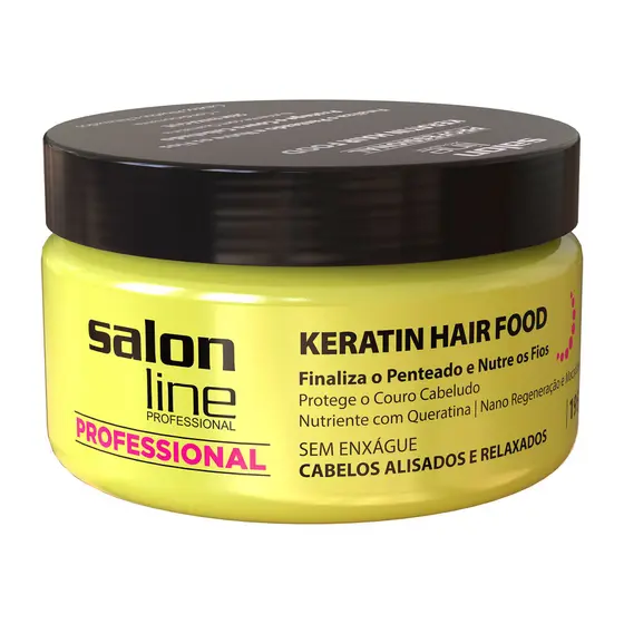 1 - Pomada Profissional Keratin Hair Food Nutrition - Salon Line