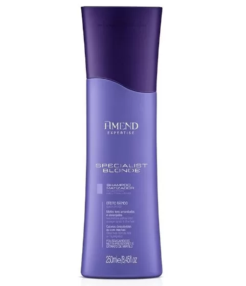 1 - Shampoo Matizador Specialist Blonde - Amend