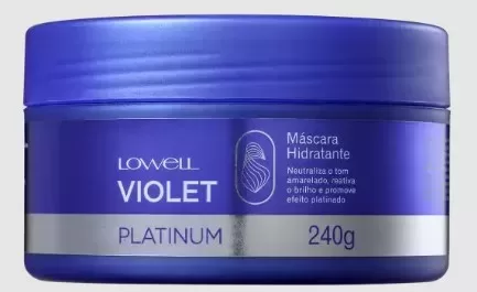10 - Máscara Matizadora Violet Platinum - Lowell 