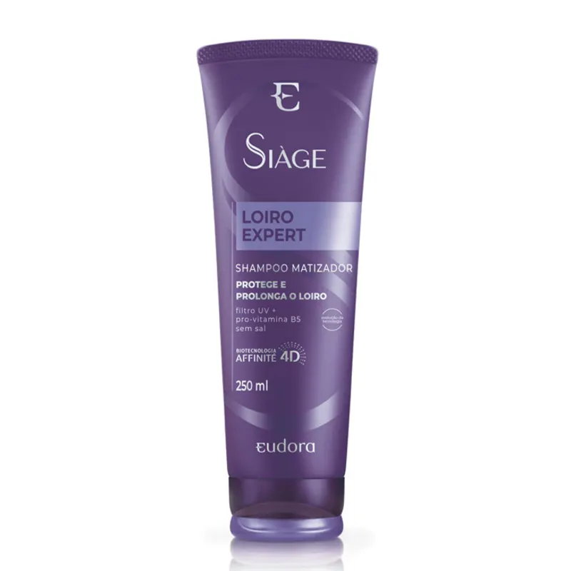 2 - Shampoo Desamarelador Siàge Loiro Expert - Eudora