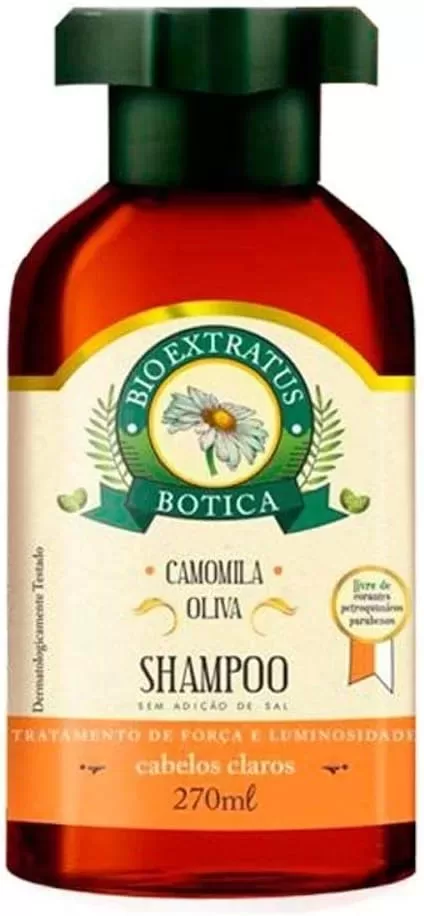 3 - Shampoo Botica Camomila - Bio Extratus 