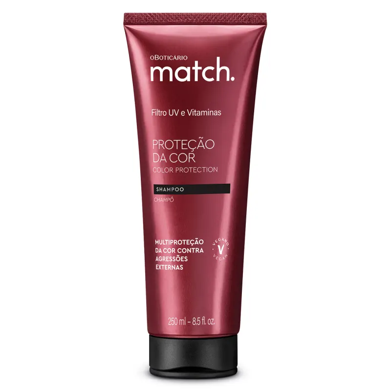 4 - Shampoo Match. Proteção da Cor - O Boticário
