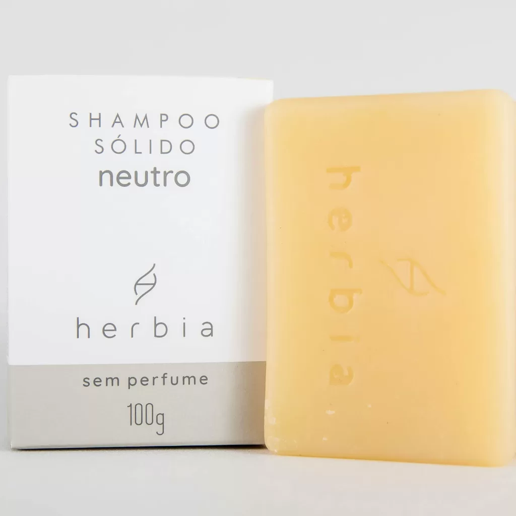 4 - Shampoo Sólido Neutro Sem Perfume - Hérbia