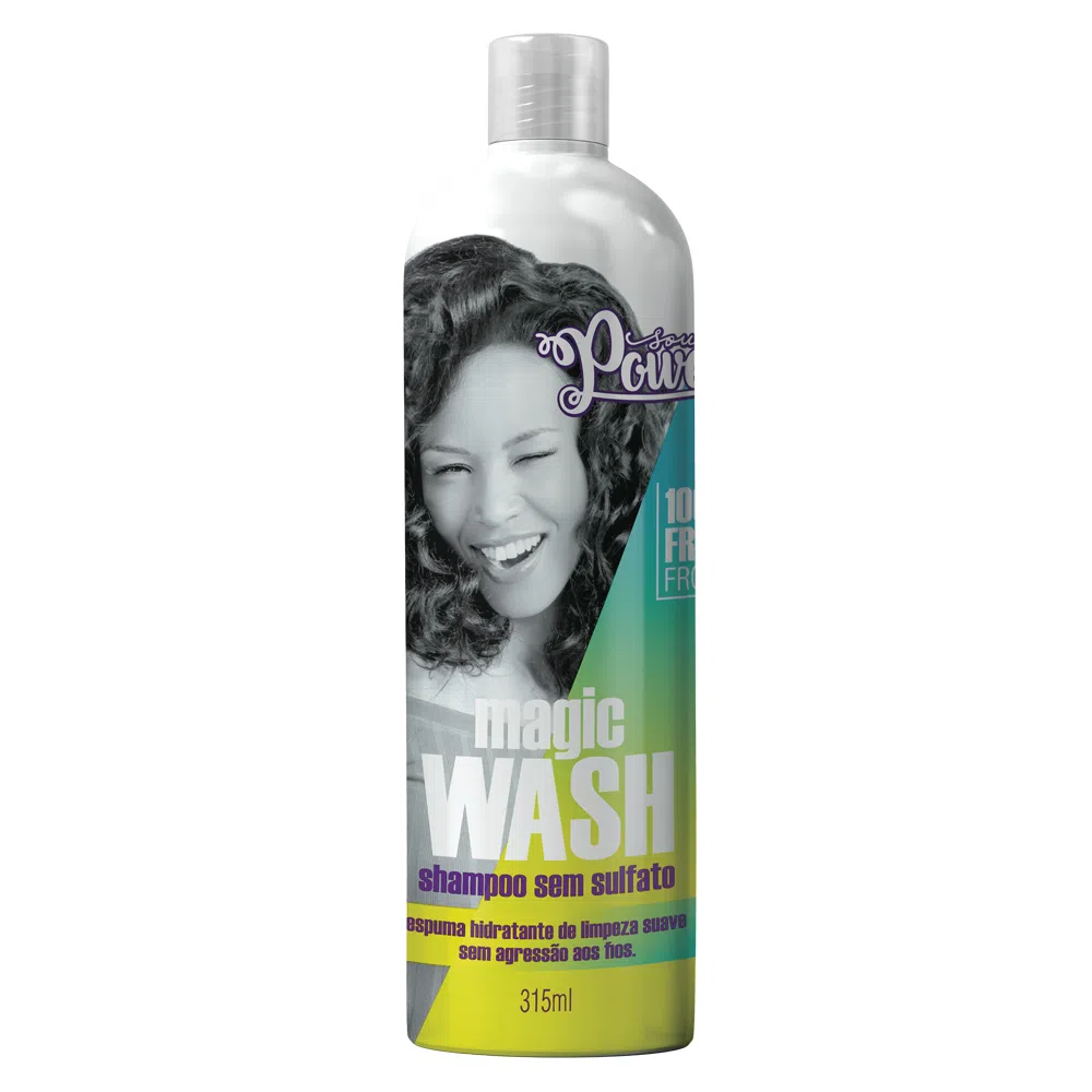 5 - Shampoo Sem Sulfato Magic Wash - Soul Power