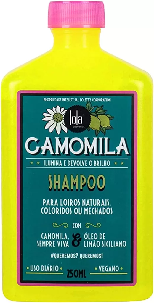 6 - Shampoo Camomila - Lola Cosmetics