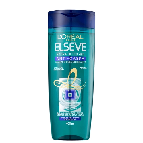 7 - Shampoo Hydra-Detox Anti-Caspa - L'Oréal Paris Elseve