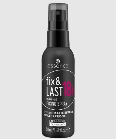 8 - Fixador de Maquiagem em Spray Fix & Last 18h - Essence