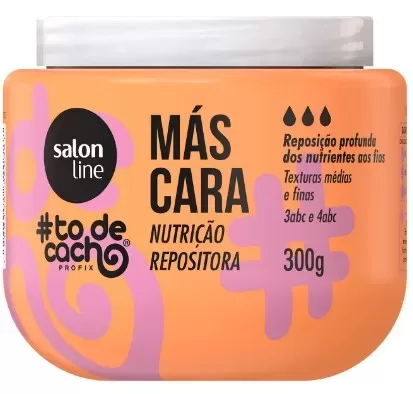 8 - Máscara #todecacho Nutrição Repositora - Salon Line