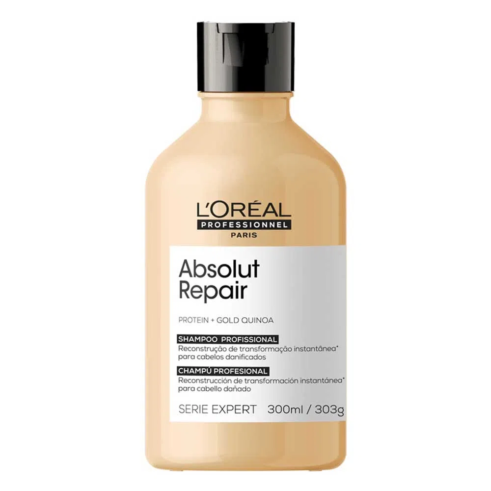 9 - Shampoo Absolut Repair Gold Quinoa + Protein - L'Oréal Professionnel 