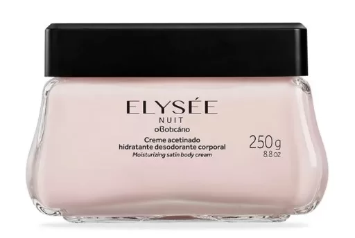 1 - Creme Acetinado Hidratante Desodorante Elysée Nuit 