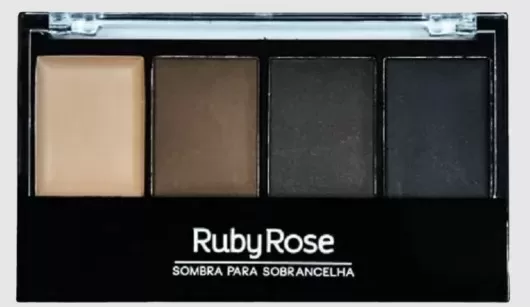 3 - Paleta de Sombras para Sobrancelha - Ruby Rose