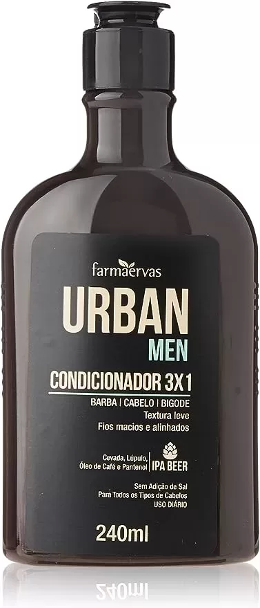 4 - Condicionador 3X1 Urban Men - Farmaervas