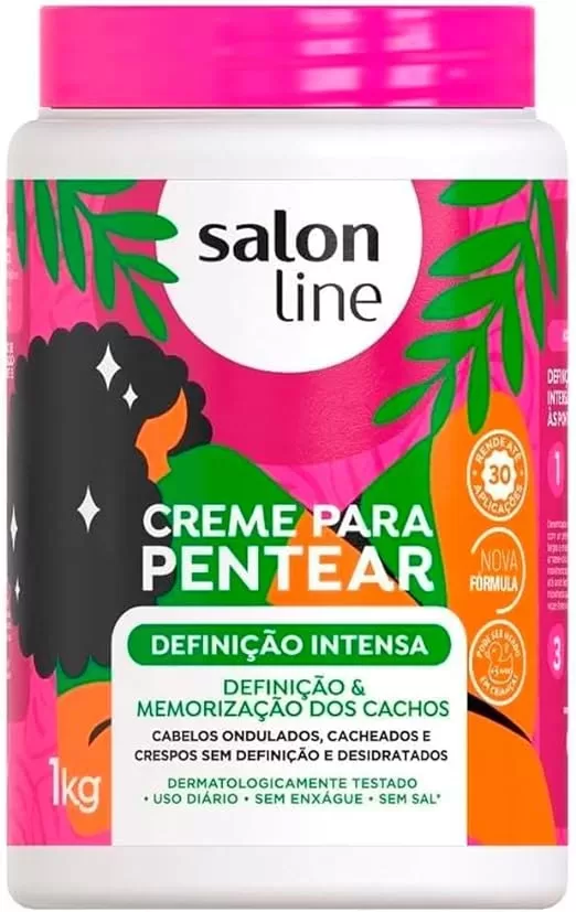 1- Creme Para Pentear Definição Intensa - Salon Line