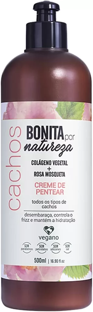 7- Creme de pentear Cachos - Bonita por Natureza 