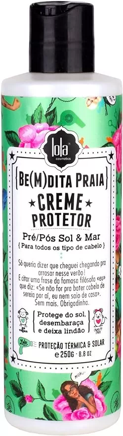 1- Creme de Pentear Be(M)dita Praia - Lola Cosmetics 