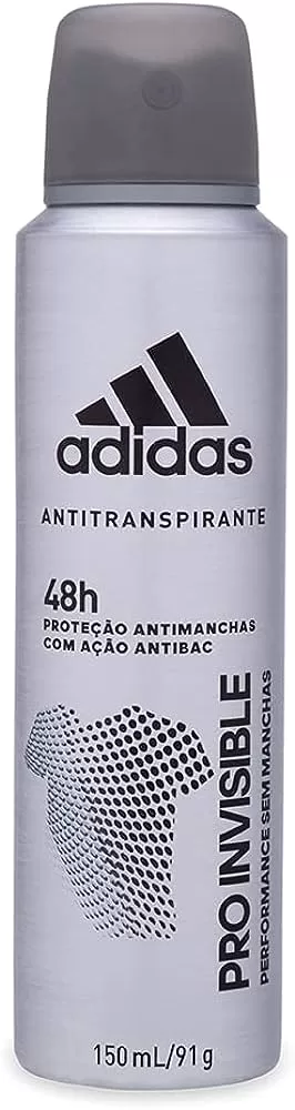10 - Desodorante Adidas Invisible Aerosol Masculino - Adidas 