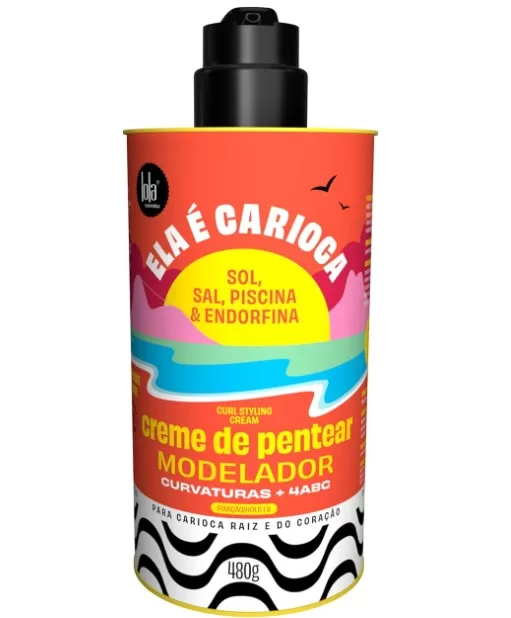 4 - Creme de Pentear Ela é Carioca Sol, Sal, Piscina & Endorfina 3ABC - Lola Cosmetics