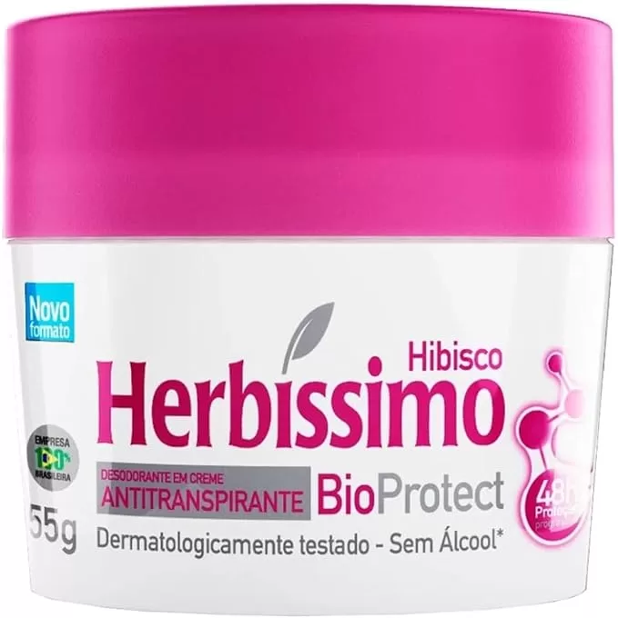 8 - Deo Creme Hibisco Bioprotect - Herbíssimo 
