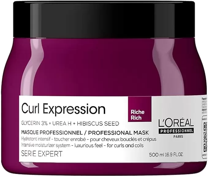 8- Máscara de Tratamento Serie Expert Curl Expression Rich - L'Oréal Professionnel