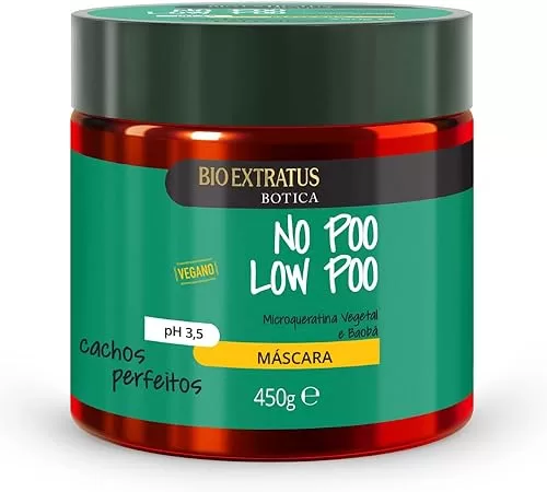 10 - Máscara Capilar Botica Cachos Perfeitos No Low Poo - Bio Extratus