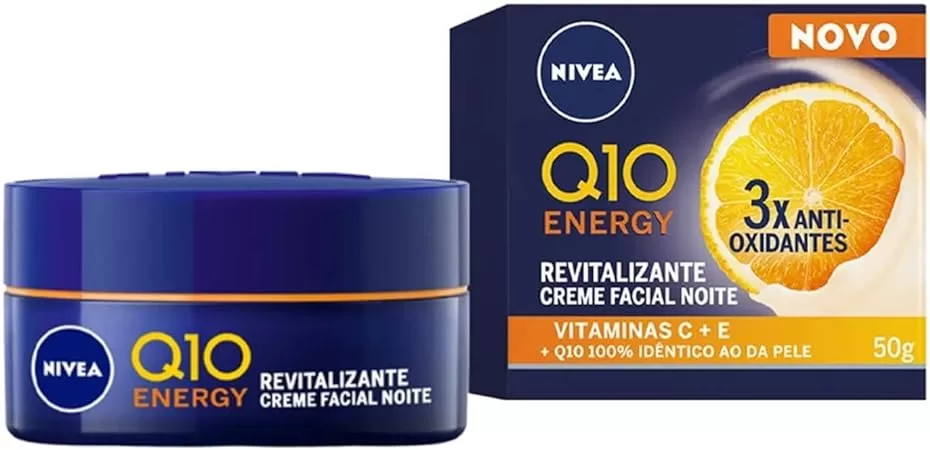 10 - Q10 Energy Noite Creme Antissinais Facial - NIVEA 