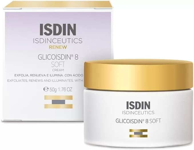 2 - Glicoisdin 8 Soft Efeito Peeling Creme Facial - ISDIN 