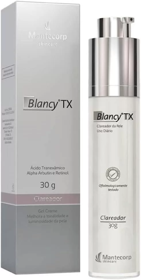 3 - Gel Creme Clareador de Pele Blancy TX - Mantecorp