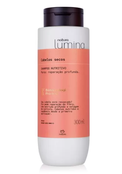 3 - Shampoo Nutritivo para Cabelos Secos Lumina