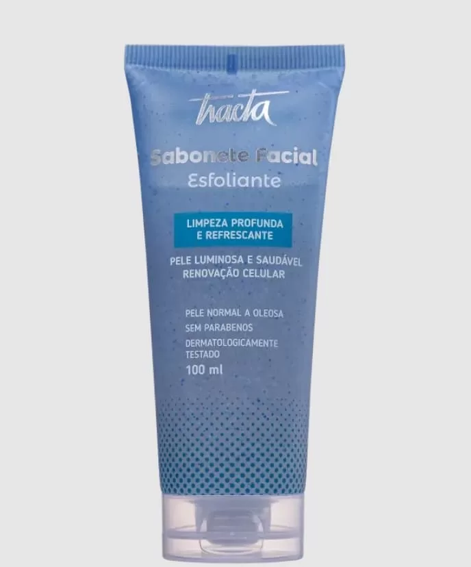 4 - Sabonete Facial Esfoliante Limpeza Profunda e Refrescante - Tracta