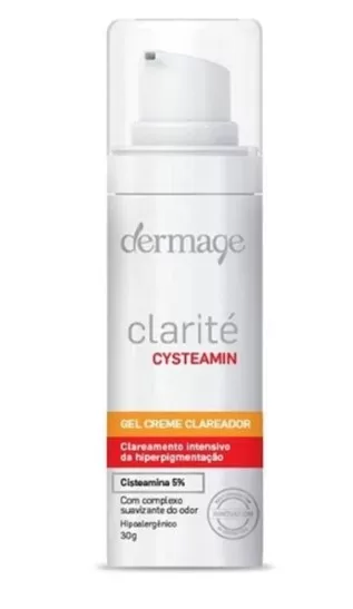 5 - Clarité Cysteamin Gel Creme Clareador de Manchas - Dermage 