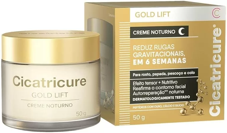 5 - Creme noturno Gold Lift Noite - Cicatricure 