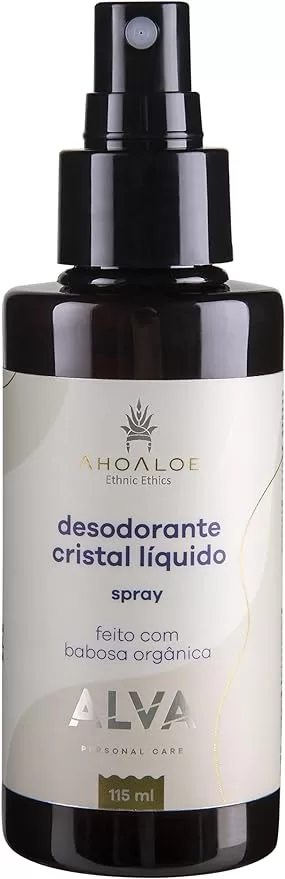 7 - Desodorante Cristal Spray - Ahoaloe + Alva 