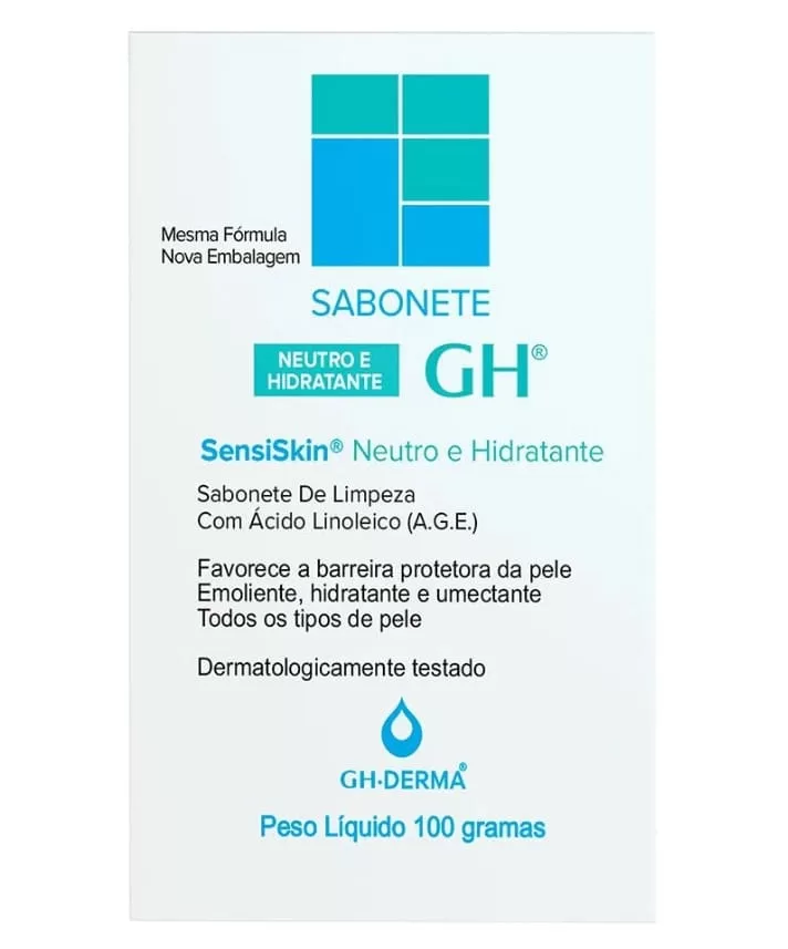 8 - Sabonete em Barra SensiSkin Hidratante Neutro - GH Derma
