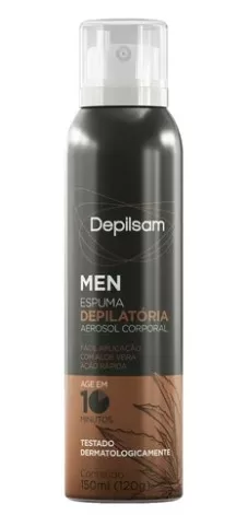 2 - Spray Depilatório Men Aerosol - Depilsam 