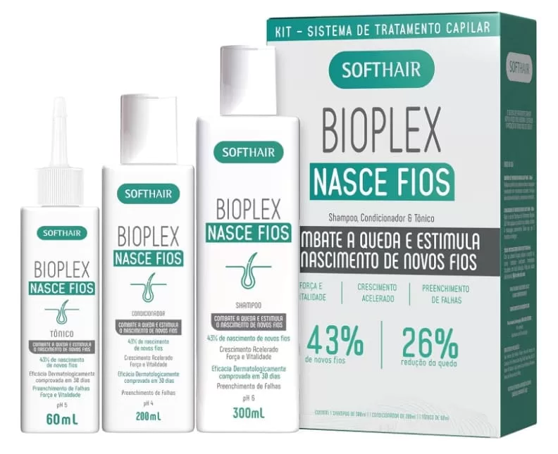 4 - Kit Bioplex Nasce Fios - Soft Hair