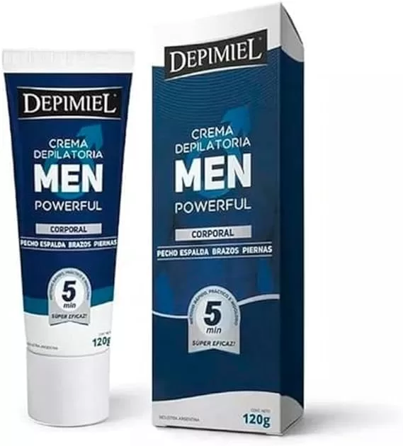 6 - Creme Depilatório Men Powefull Azuleno - Depimiel